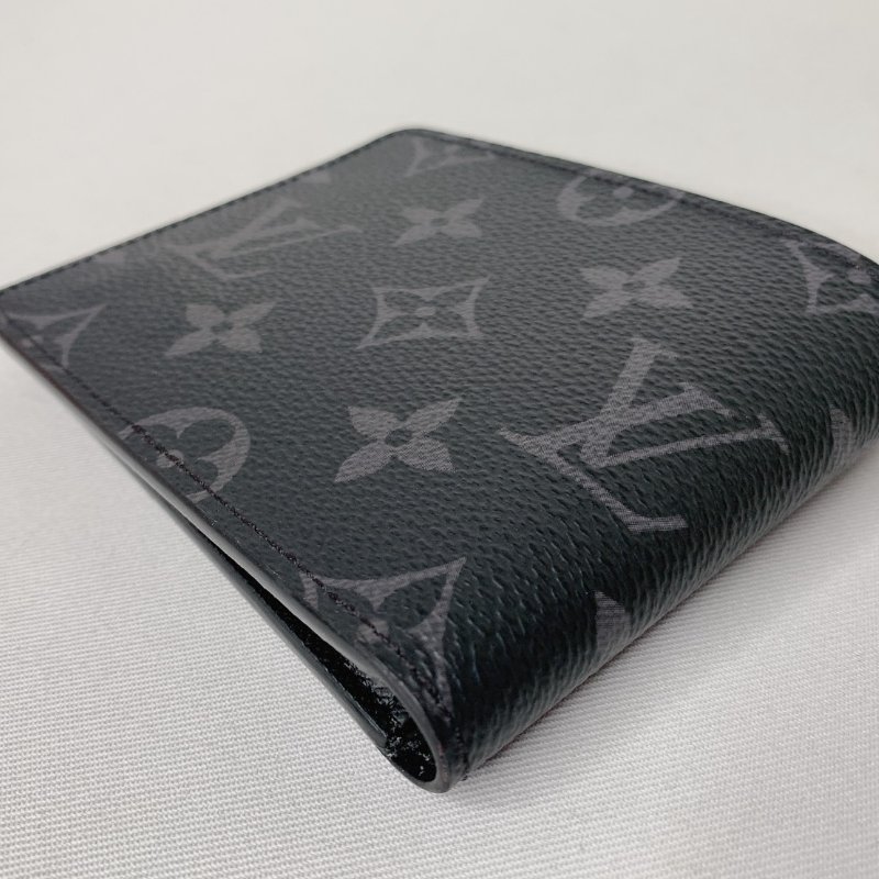 LV SLENDER 黑花短夾-12