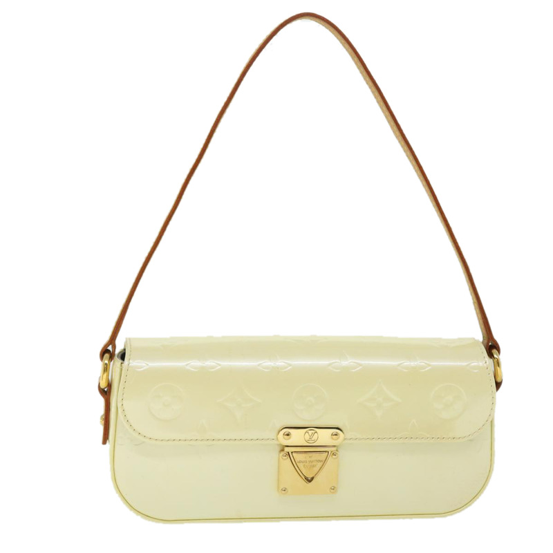 【日本直送】路易威登 Monogram Vernis Malibu Street 肩背包 Perle M91507 正品 53060-0