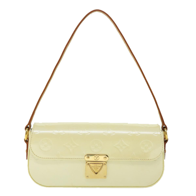 【日本直送】路易威登 Monogram Vernis Malibu Street 肩背包 Perle M91507 正品 53060-12