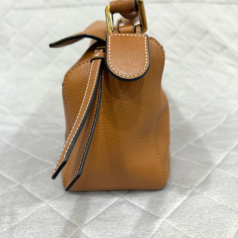 Loewe puzzle small 小號 焦糖棕 手提肩背兩用包 小牛皮-7