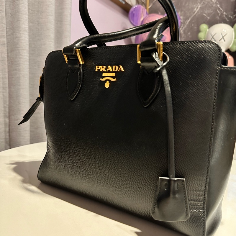 《二手》PRADA防刮皮 手提斜背2用包-2