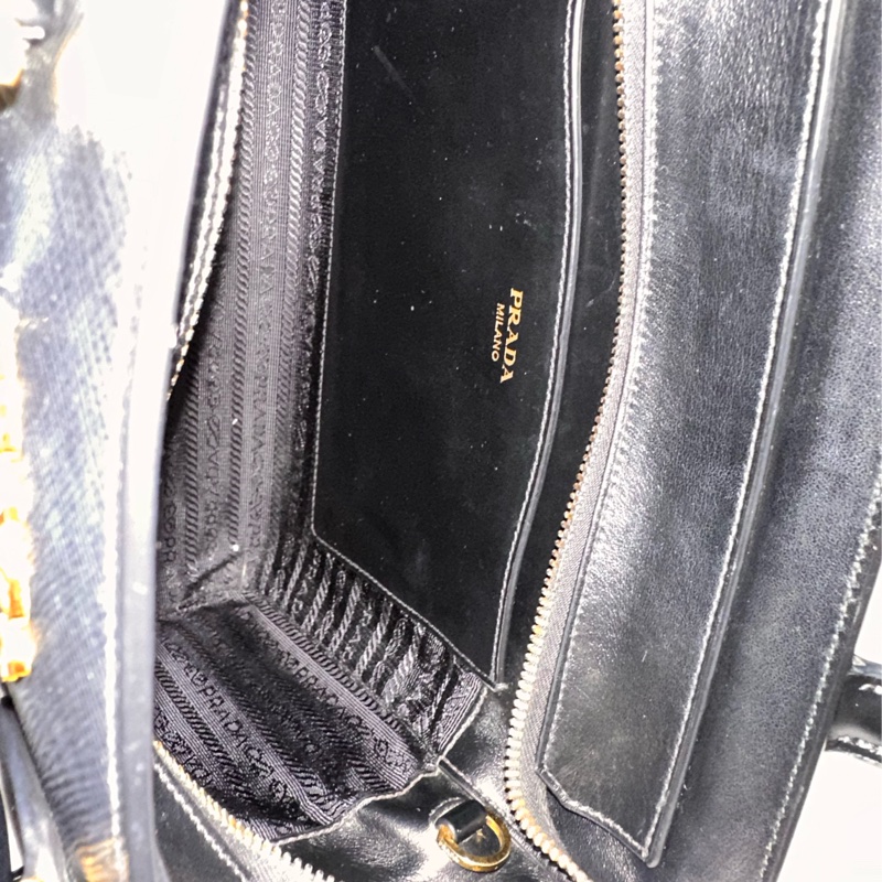 《二手》PRADA防刮皮 手提斜背2用包-5