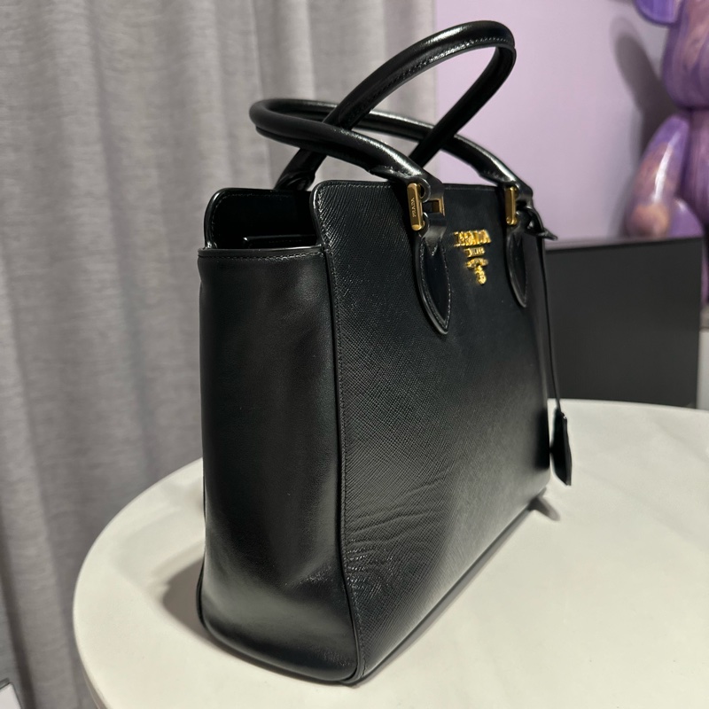 《二手》PRADA防刮皮 手提斜背2用包-7