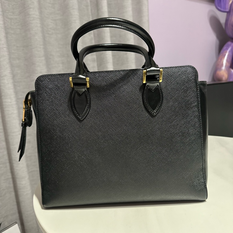 《二手》PRADA防刮皮 手提斜背2用包-9