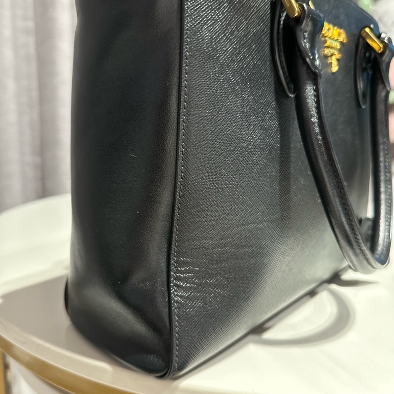 《二手》PRADA防刮皮 手提斜背2用包-14