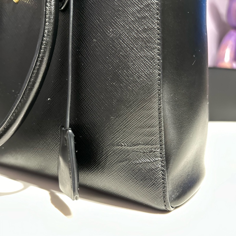 《二手》PRADA防刮皮 手提斜背2用包-15