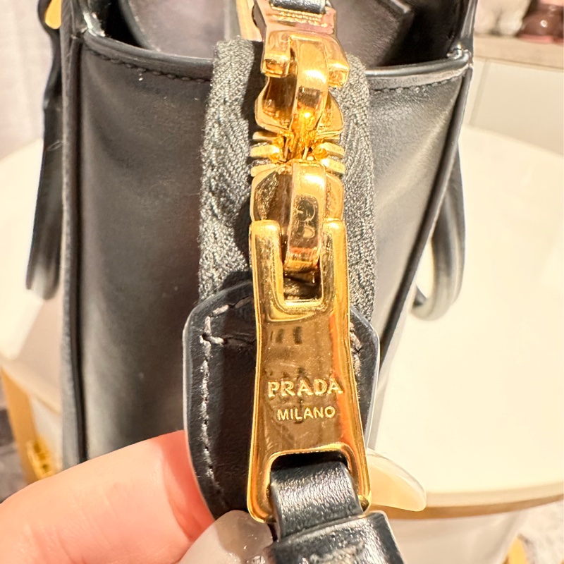 《二手》PRADA防刮皮 手提斜背2用包-21