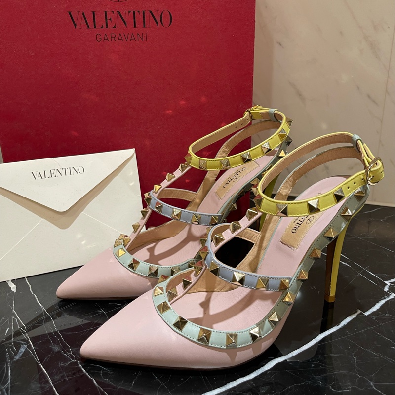 Valentino 限量色 高跟鞋-0
