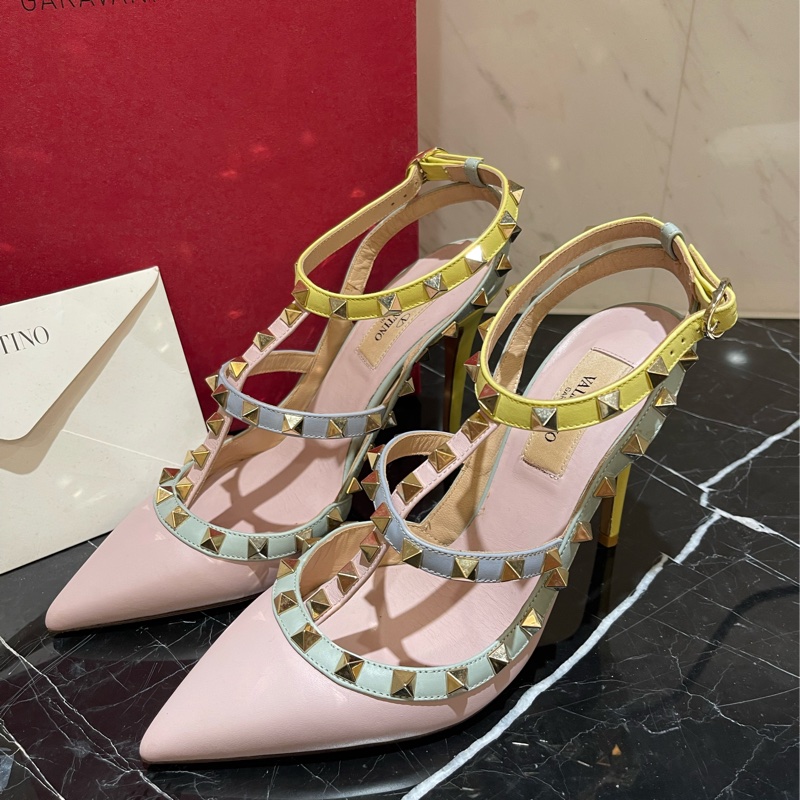 Valentino 限量色 高跟鞋-1