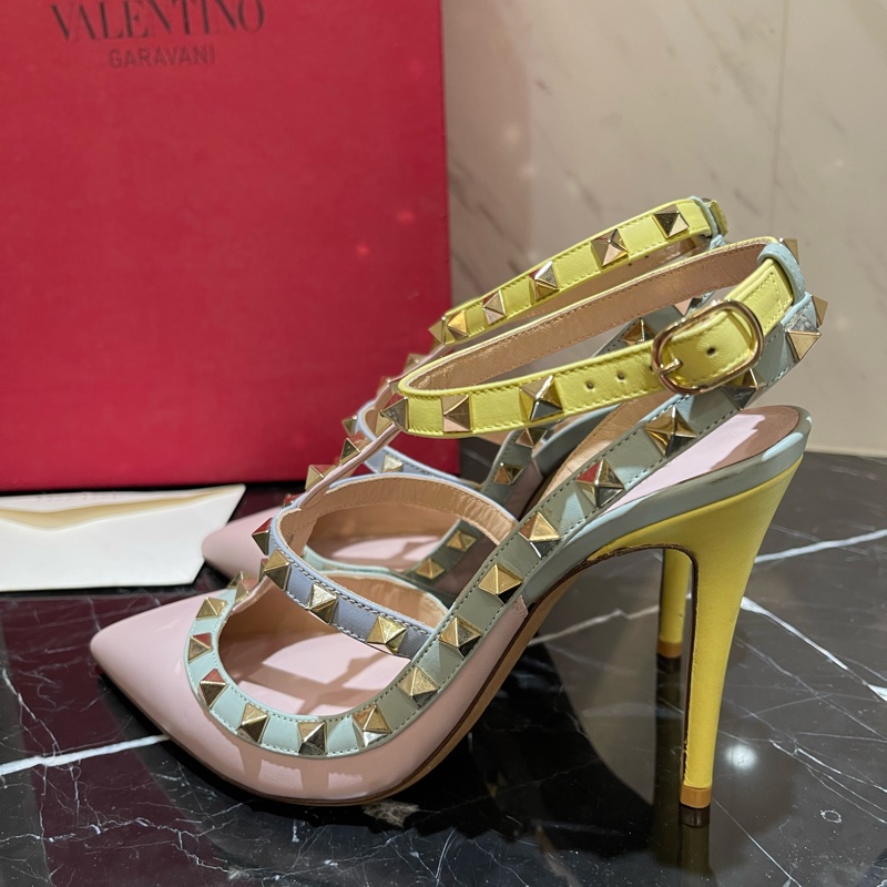 Valentino 限量色 高跟鞋-3