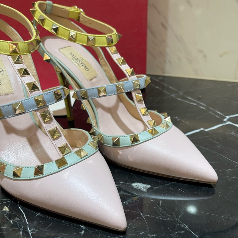 Valentino 限量色 高跟鞋-7