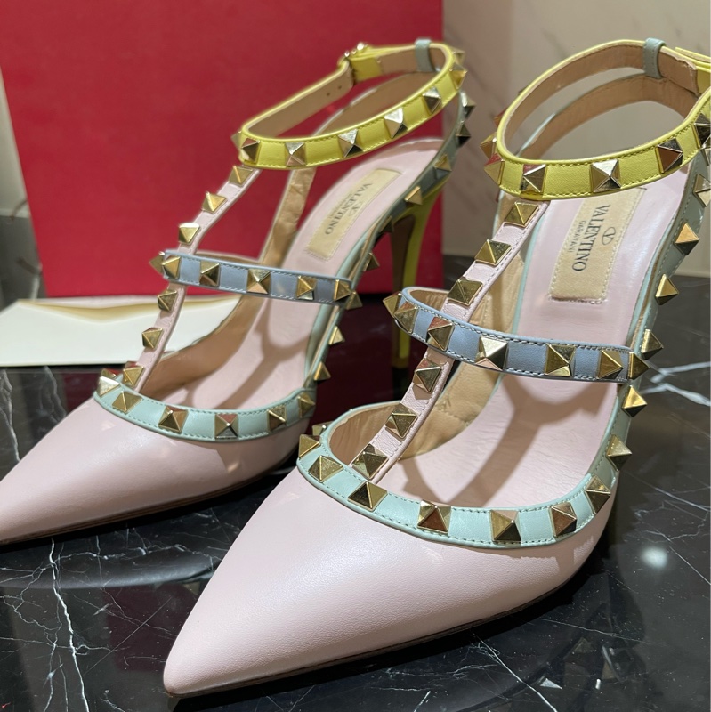 Valentino 限量色 高跟鞋-8