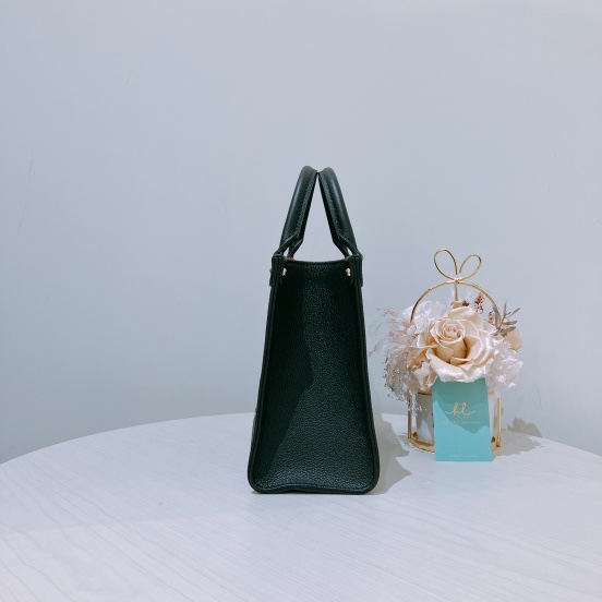 LOUIS VUITTON ONTHEGO PM 手提包斜挎包黑色老花紋SIZE BLACK-2