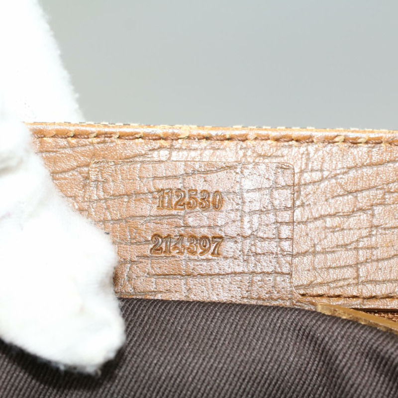 【日本直送】GUCCI GG 帆布竹節手提包米色 112530 正品 54011-11