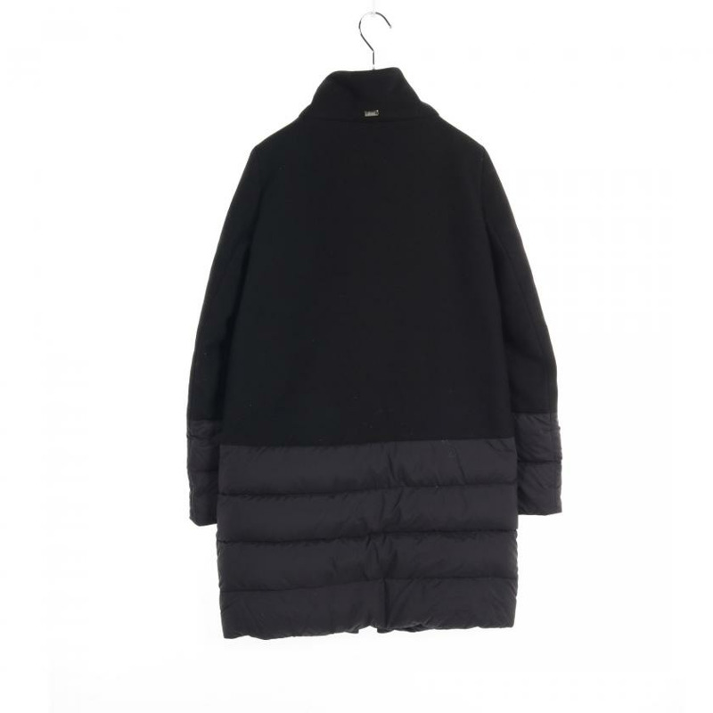 【日本直送】 HERNO 赫諾 羽絨服 長袖 沃爾 黑色 黏合-1