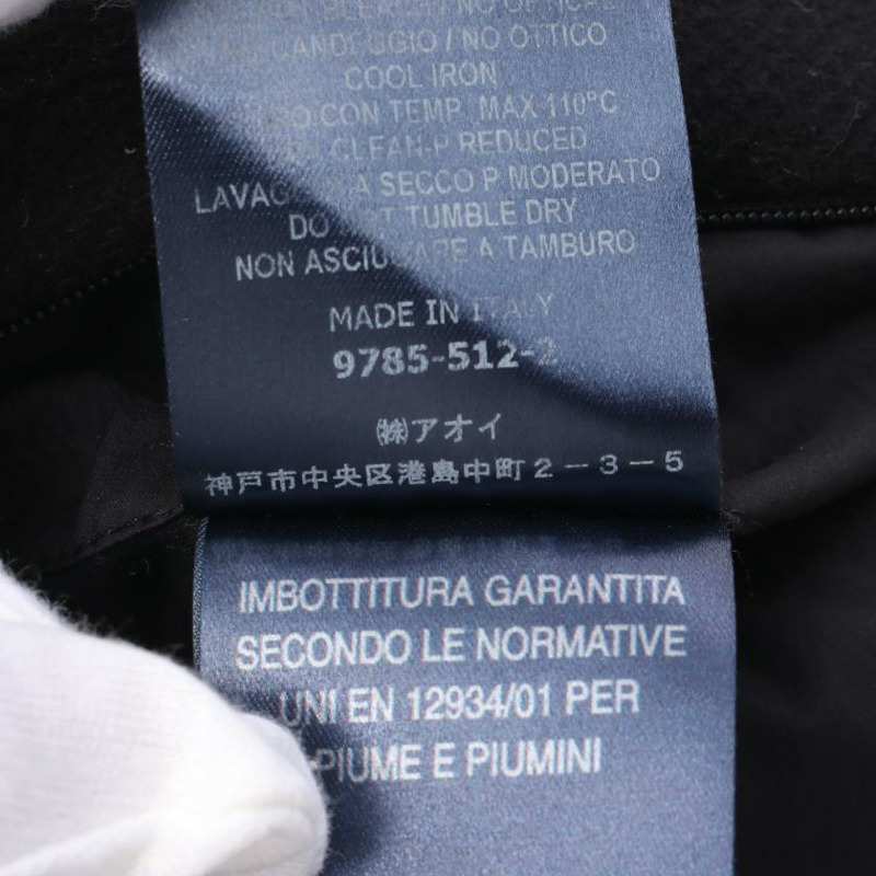 【日本直送】 HERNO 赫諾 羽絨服 長袖 沃爾 黑色 黏合-3