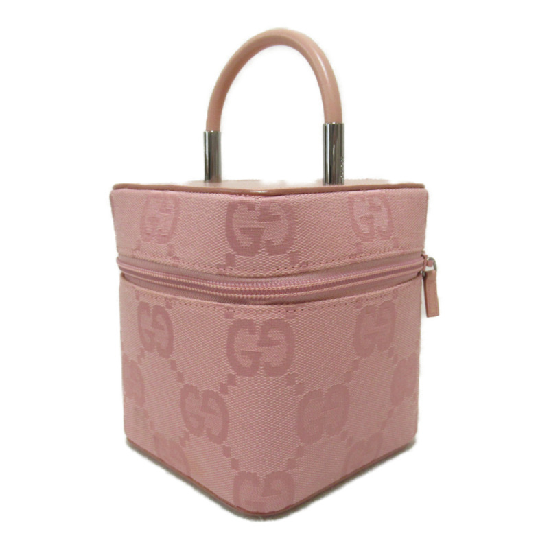 【日本直送】GUCCI 化妝包 039・1052 GG 帆布黑色二手女式-2
