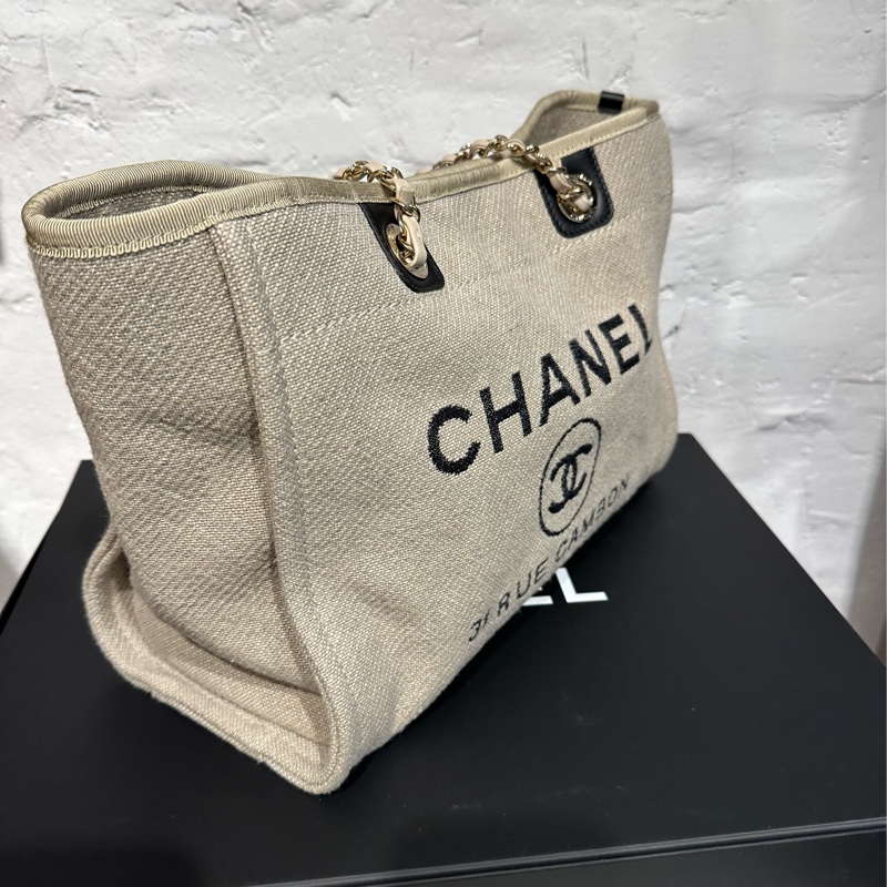 CHANEL 熊貓配色 小號沙灘包（新款）-1