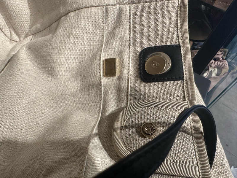 CHANEL 熊貓配色 小號沙灘包（新款）-12