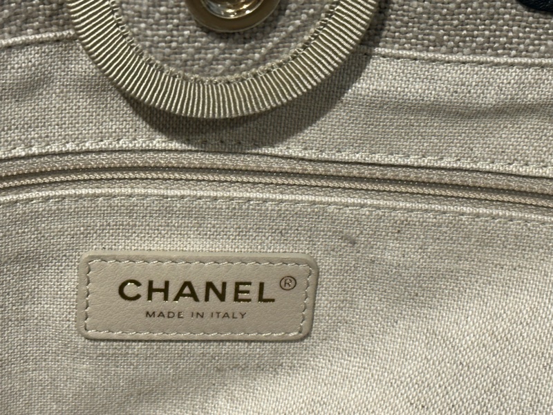 CHANEL 熊貓配色 小號沙灘包（新款）-13