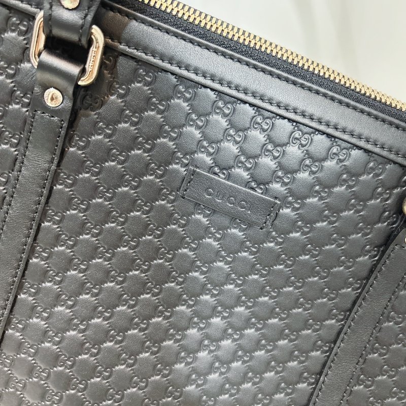 【GUCCI】黑色滿版托特包-1