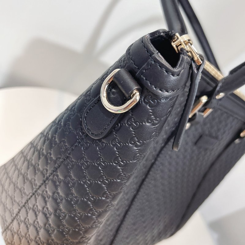 【GUCCI】黑色滿版托特包-2