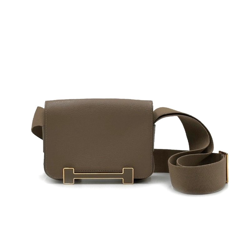 HERMES Geta 木屐包 - 灰金-1