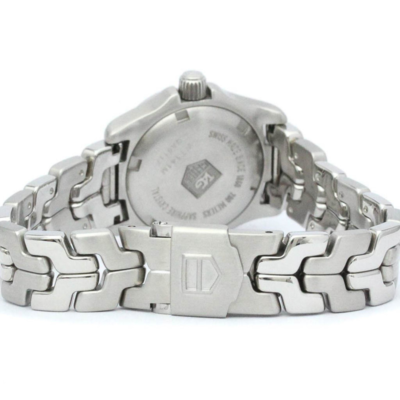 【日本直送】拋光 TAG HEUER Link 粉紅色 MOP 錶盤鋼石英女士手錶 WT141M BF565078-4