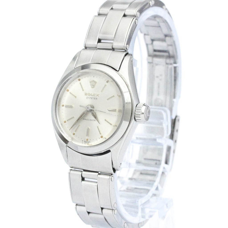 【日本直送】復古勞力士蠔式精密 6410 鋼製手動上鍊女士手錶 BF564348-1