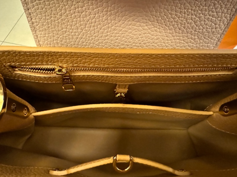 LV Capucines MM 手提肩背兩用包-14