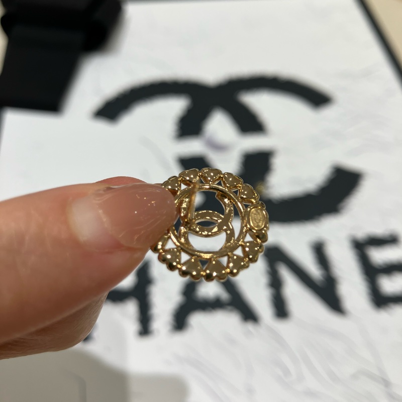 CHANEL 雙C耳環 心心耳環 MINI HEART AND CC LOGO EARRINGS-14