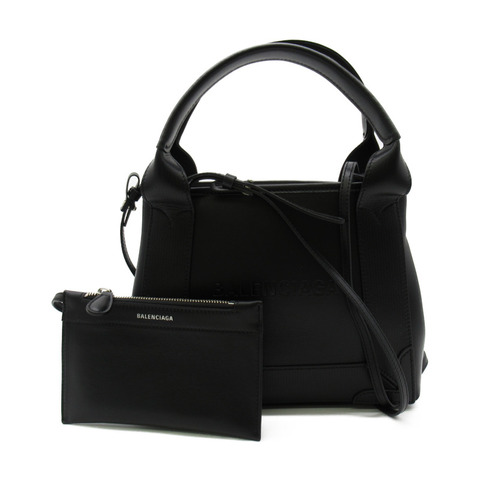 BALENCIAGA XS 河馬手提包 手提包 3903462AAG81000 小牛皮（牛皮）黑色全新女裝
