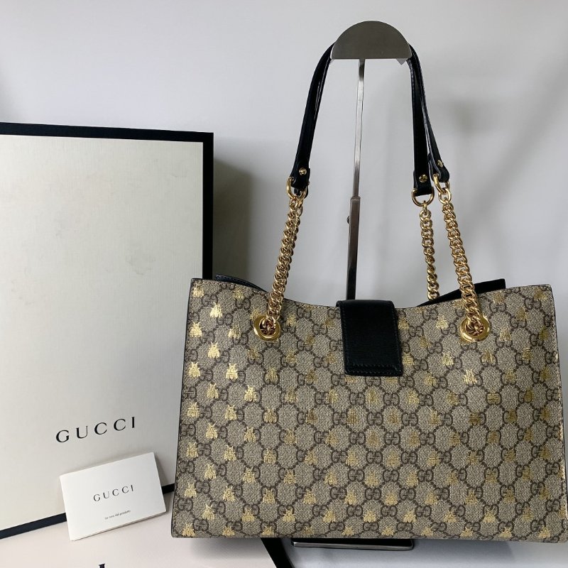 GUCCI PADLOCK GG中款蜜蜂肩揹包-1