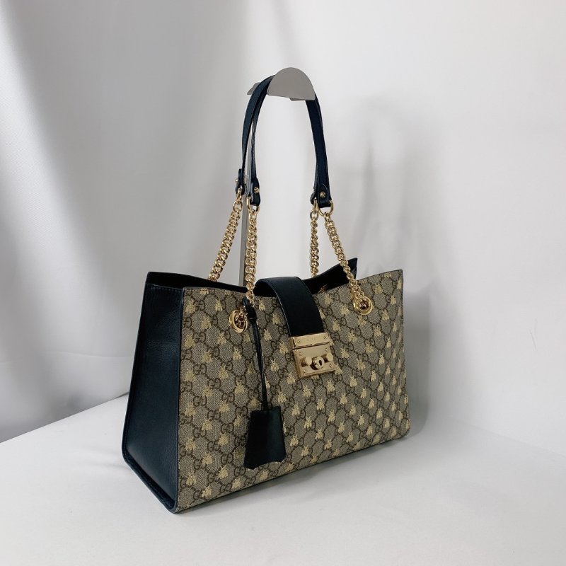 GUCCI PADLOCK GG中款蜜蜂肩揹包-3