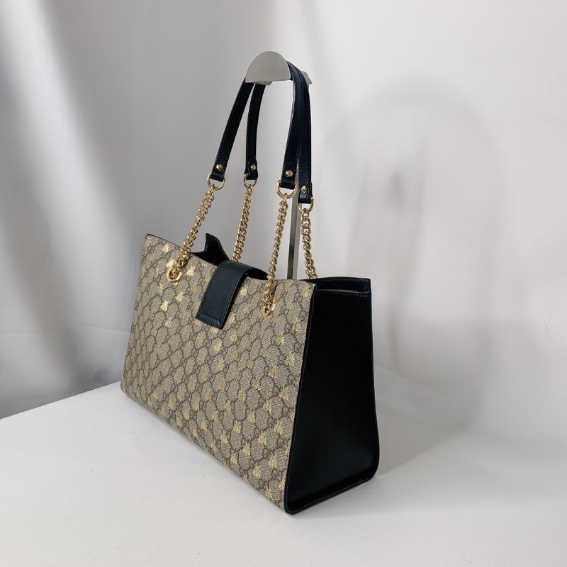 GUCCI PADLOCK GG中款蜜蜂肩揹包-4