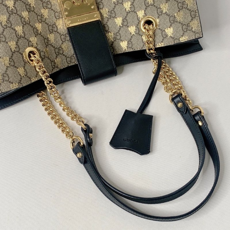 GUCCI PADLOCK GG中款蜜蜂肩揹包-8