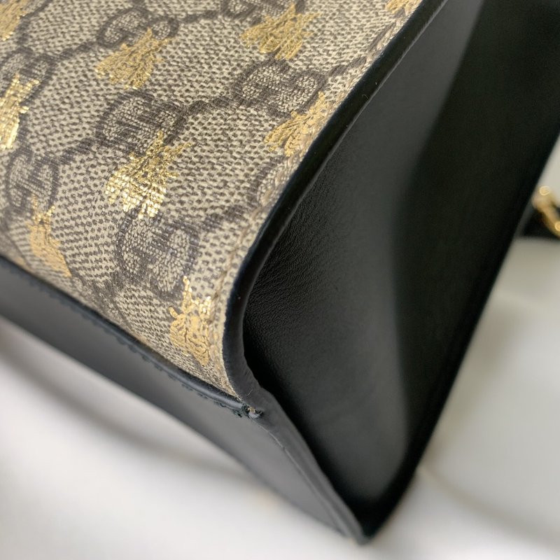 GUCCI PADLOCK GG中款蜜蜂肩揹包-15