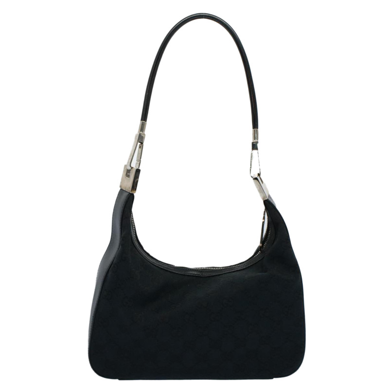 【日本直送】GUCCI GG 帆布單肩包黑色 001 3812 正品 yk8676-1