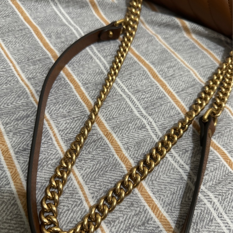 再降價!Gucci marmont 22 焦糖色-1