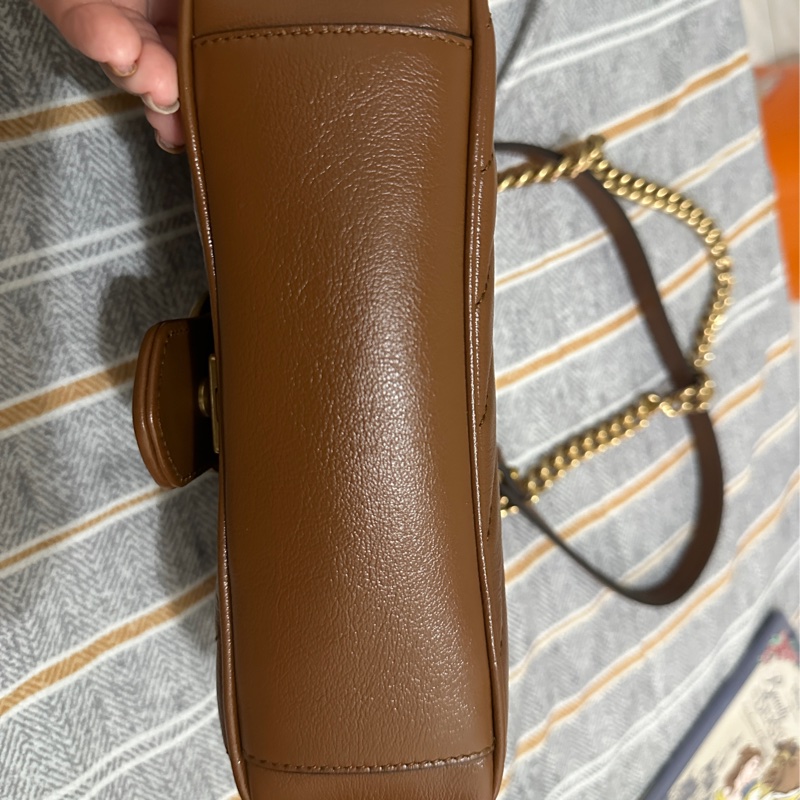 再降價!Gucci marmont 22 焦糖色-8
