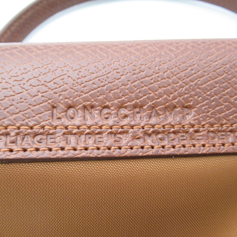 【日本直送】Longchamp Le Pliage Green S Top 手提包 手袋 L1621919504 再生聚醯胺帆布 棕色 干邑色 全新女式-5