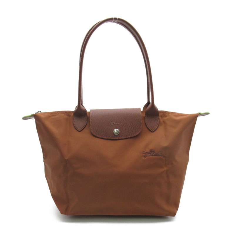 【日本直送】Longchamp Le Pliage 綠色 M 單肩包 單肩包 L2605919504 再生聚醯胺帆布 棕色 干邑色 全新 Wome-0