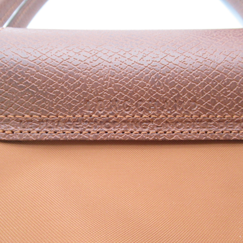 【日本直送】Longchamp Le Pliage 綠色 M 單肩包 單肩包 L2605919504 再生聚醯胺帆布 棕色 干邑色 全新 Wome-5