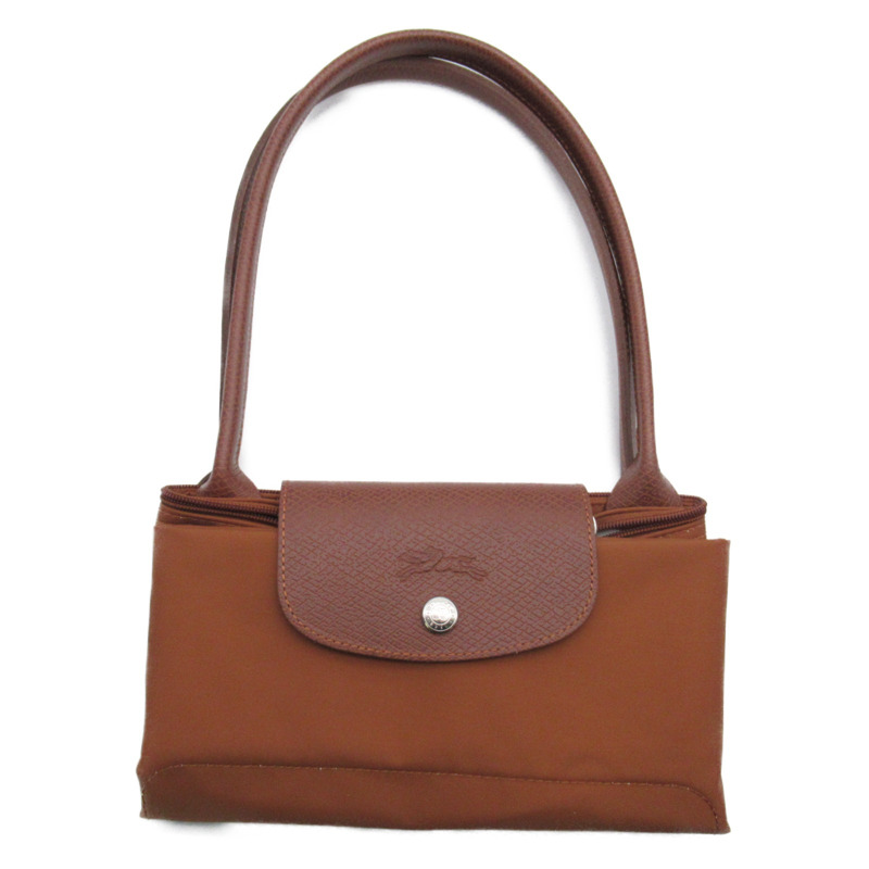 【日本直送】Longchamp Le Pliage 綠色 M 單肩包 單肩包 L2605919504 再生聚醯胺帆布 棕色 干邑色 全新 Wome-6
