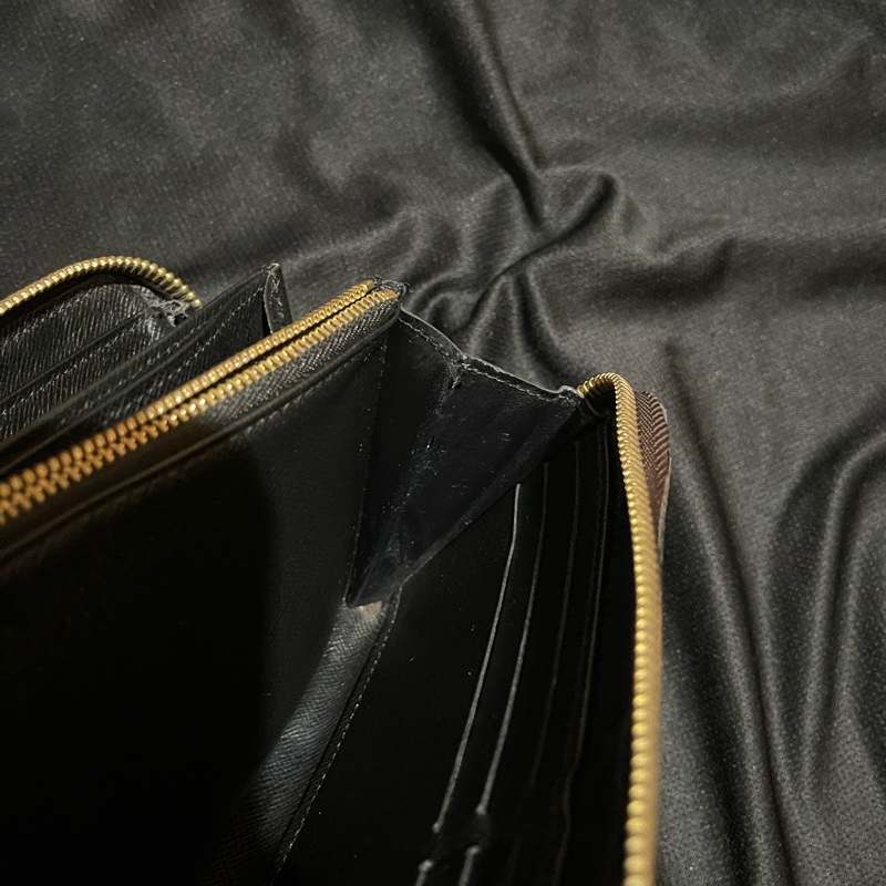 LOUIS VUITTON 晶片 大原花REVERSE拉鍊長夾-15