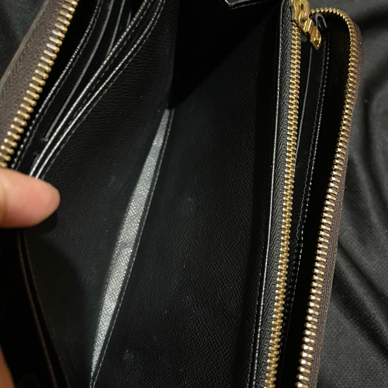 LOUIS VUITTON 晶片 大原花REVERSE拉鍊長夾-19