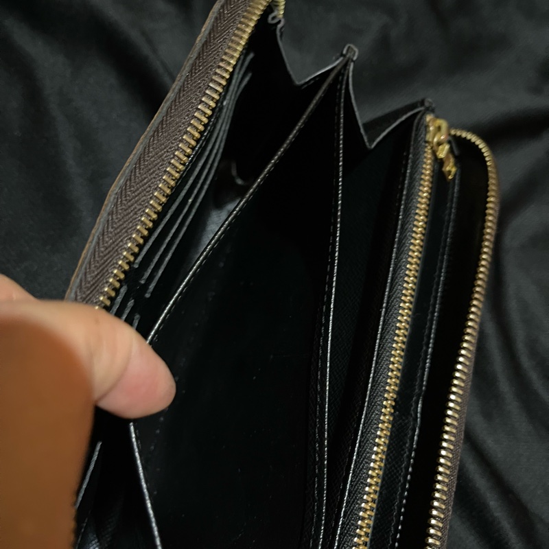 LOUIS VUITTON 晶片 大原花REVERSE拉鍊長夾-20