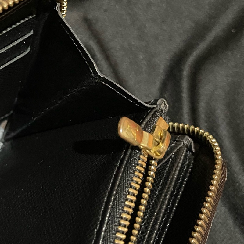 LOUIS VUITTON 晶片 大原花REVERSE拉鍊長夾-24
