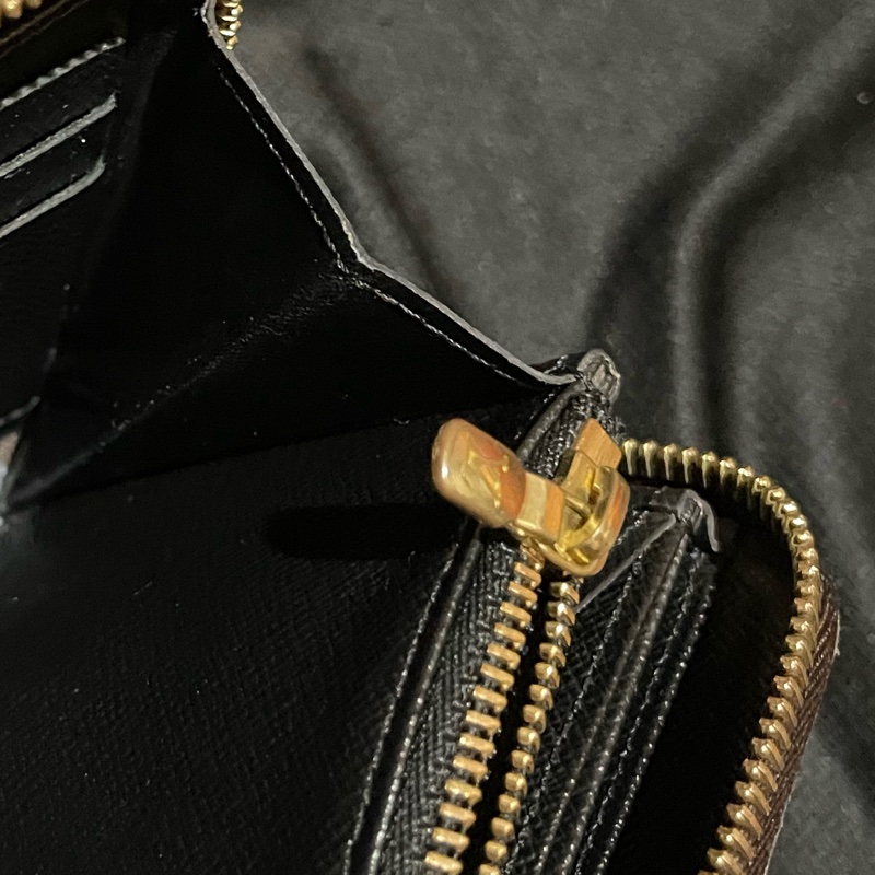 LOUIS VUITTON 晶片 大原花REVERSE拉鍊長夾-40