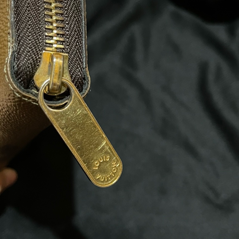 LOUIS VUITTON 晶片 大原花REVERSE拉鍊長夾-42